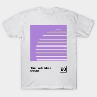 The Field Mice / Minimalist Graphic Poster Art Design T-Shirt